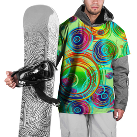 Накидка на куртку 3D с принтом ЦВЕТНЫЕ ПУЗЫРИ , 100% полиэстер |  | абстрактные | желтый | зеленый | красный | красочные | круги | многоцветный | оранжевый | пузыри | радуга | разноцветный | розовый | синие | узор | цвета | цветные