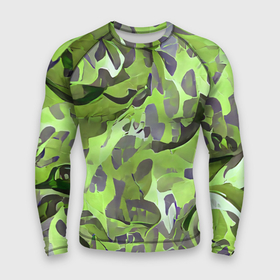 Мужской рашгард 3D с принтом Green breeze в Курске,  |  | art | camouflage | colors | gray | green | military | pattern | soldier | war | военный | зеленый | камуфляж | маскировка | паттерн | серый | солдат | узор