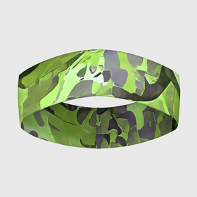 Повязка на голову 3D с принтом Green breeze в Екатеринбурге,  |  | art | camouflage | colors | gray | green | military | pattern | soldier | war | военный | зеленый | камуфляж | маскировка | паттерн | серый | солдат | узор