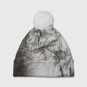 Шапка 3D c помпоном с принтом В густом тумане в Кировске, 100% полиэстер | универсальный размер, печать по всей поверхности изделия | акварель | живопись | ильина ирина | лесной туман | поздняя осень | туманное урто | туманный день