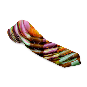 Галстук 3D с принтом Цветные круги на воде , 100% полиэстер | Длина 148 см; Плотность 150-180 г/м2 | abstraction | circles | color | vanguard | wave | абстракция | авангард | волна | круги | цвет