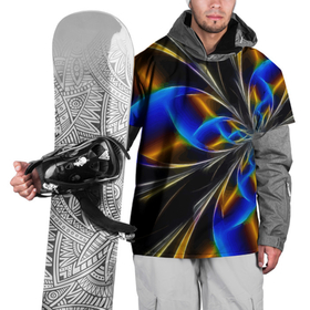 Накидка на куртку 3D с принтом Neon vanguard pattern   Fashion 2023 в Новосибирске, 100% полиэстер |  | color | fashion | neon | pattern | мода | неон | узор | цвет
