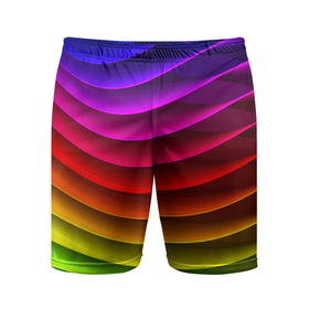 Мужские шорты спортивные с принтом Color line neon pattern   Abstraction   Summer 2023 в Тюмени,  |  | Тематика изображения на принте: abstraction | color | fashion | line | neon | pattern | stripe | summer | абстракция | лето | линия | мода | неон | полоса | узор | цвет