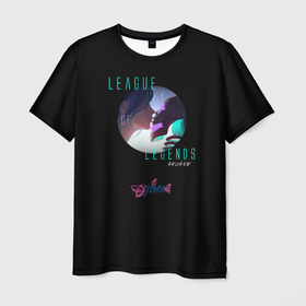 Мужская футболка 3D с принтом Arcane: League of Legends | Джинкс в Тюмени, 100% полиэфир | прямой крой, круглый вырез горловины, длина до линии бедер | arcane | jinx | league of legends | аркейн | джинкс | неон