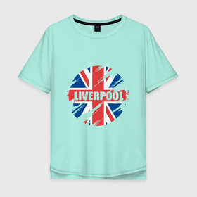 Мужская футболка хлопок Oversize с принтом Ливерпуль   Liverpool , 100% хлопок | свободный крой, круглый ворот, “спинка” длиннее передней части | england | football | klopp | liverpool | mane | salah | sport | англия | клопп | ливерпуль | мане | салах | фирмино | футбол | чемпион
