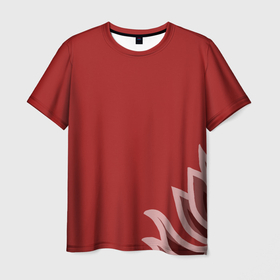 Мужская футболка 3D с принтом Огонь Томы в Тюмени, 100% полиэфир | прямой крой, круглый вырез горловины, длина до линии бедер | костюм томы | огонь | огонь томы | узор костюма томы | узор огня