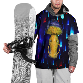 Накидка на куртку 3D с принтом Гриб Fantasy в Белгороде, 100% полиэстер |  | Тематика изображения на принте: гриб | гриб с глазами | грибной | психоделика | психоделический
