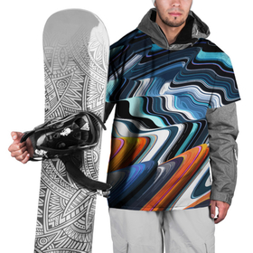 Накидка на куртку 3D с принтом Abstraction expressive pattern в Новосибирске, 100% полиэстер |  | abstraction | color | expressionism | pattern | stripe | абстракция | полоса | узор | цвет | экспрессия