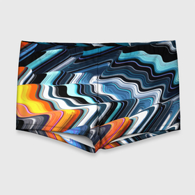 Мужские купальные плавки 3D с принтом Abstraction expressive pattern , Полиэстер 85%, Спандекс 15% |  | abstraction | color | expressionism | pattern | stripe | абстракция | полоса | узор | цвет | экспрессия