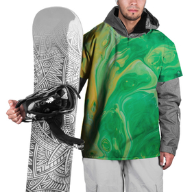 Накидка на куртку 3D с принтом Зелено оранжевая абстракция в Кировске, 100% полиэстер |  | абстрактное | абстракционизм | абстракция | акварель | жидкость | зеленый | искусство | круг | оранжевый | пятно | текстура | узор | цвет