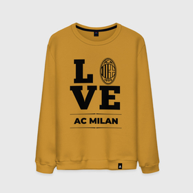 Мужской свитшот хлопок с принтом AC Milan Love Классика , 100% хлопок |  | Тематика изображения на принте: ac milan | club | football | logo | love | milan | клуб | лого | милан | мяч | символ | спорт | футбол | футболист | футболисты | футбольный