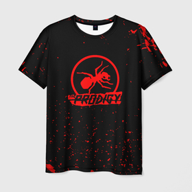 Мужская футболка 3D с принтом the prodigy   красные бразги в Кировске, 100% полиэфир | прямой крой, круглый вырез горловины, длина до линии бедер | prodigy | the prodigy | дарование | музыка | чудо