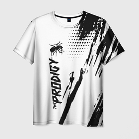 Мужская футболка 3D с принтом the prodigy   логотип , 100% полиэфир | прямой крой, круглый вырез горловины, длина до линии бедер | prodigy | the prodigy | дарование | музыка | чудо