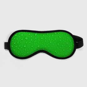 Маска для сна 3D с принтом зеленый фон с росой в Тюмени, внешний слой — 100% полиэфир, внутренний слой — 100% хлопок, между ними — поролон |  | background | dew | drop | drops | green | greenery | plain | зеленый | зелень | капли | капля | однотон | природа | роса | фон