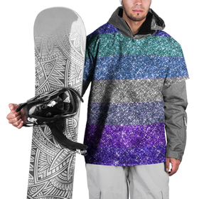 Накидка на куртку 3D с принтом Неоновые полоски | Neon stripe в Курске, 100% полиэстер |  | neon | space | stripes | блестки | блестящий | брызги | космический | космос | краски | небо | неон | неоновый | полоски | яркие