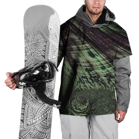 Накидка на куртку 3D с принтом Камуфляжный змеиный фрактал , 100% полиэстер |  | абстрактный | абстракция | военный | геометрия | защитный | зеленый | змеиная кожа | змея | камуфляж | кожа | милитари | спирали | фрактал