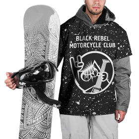 Накидка на куртку 3D с принтом Black Rebel Motorcycle Club   КОТ в Петрозаводске, 100% полиэстер |  | band | black | black rebel motorcycle club | club | metal | motorcycle | paint | rebel | rock | блэк | брызги | группа | кот | краска | мотосайкл | ребел | рок