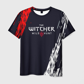 Мужская футболка 3D с принтом THE WITCHER | WILD HUNT | КОГТИ , 100% полиэфир | прямой крой, круглый вырез горловины, длина до линии бедер | geralt | the witcher | the witcher wild hunt | witcher | ведьмак | ведьмак 3 | геральт | сериал