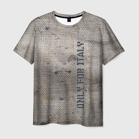 Мужская футболка 3D с принтом Only for Italy   Мешковина   Авангард   Hype в Кировске, 100% полиэфир | прямой крой, круглый вырез горловины, длина до линии бедер | fashion | hype | italy | sacking | vanguard | авангард | италия | мешковина | мода | хайп