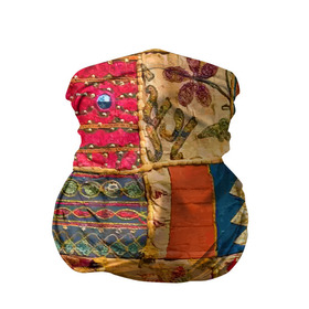 Бандана-труба 3D с принтом Пэчворк   Лоскутное одеяло    Patchwork Quilt в Петрозаводске, 100% полиэстер, ткань с особыми свойствами — Activecool | плотность 150‒180 г/м2; хорошо тянется, но сохраняет форму | blanket | color | fashion | patchwork | авангард | мода | одеяло | пэчворк | узор | цвет