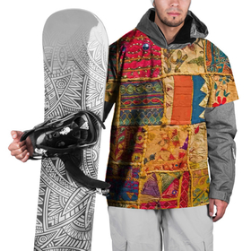 Накидка на куртку 3D с принтом Пэчворк   Лоскутное одеяло    Patchwork Quilt в Тюмени, 100% полиэстер |  | blanket | color | fashion | patchwork | авангард | мода | одеяло | пэчворк | узор | цвет