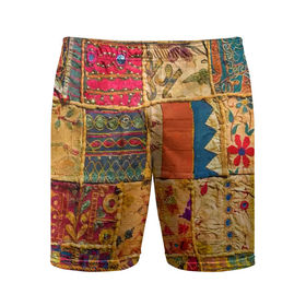 Мужские шорты спортивные с принтом Пэчворк   Лоскутное одеяло    Patchwork Quilt в Новосибирске,  |  | blanket | color | fashion | patchwork | авангард | мода | одеяло | пэчворк | узор | цвет