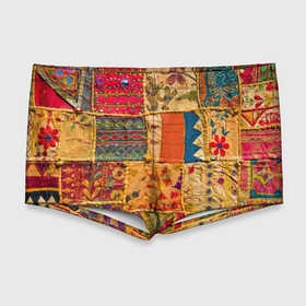 Мужские купальные плавки 3D с принтом Пэчворк   Лоскутное одеяло    Patchwork Quilt в Тюмени, Полиэстер 85%, Спандекс 15% |  | blanket | color | fashion | patchwork | авангард | мода | одеяло | пэчворк | узор | цвет