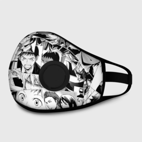 Маска из неопрена с принтом Durarara pattern в Смоленске, неопрен 100% | Форма огибающая нос. Резинки для ушей с дополнительной резинкой на затылке. Клапан для выдоха для активного дыхания при занятиях спортом. Эластичный материал маски и окантовки для лучшего растяжения и прилегания маски.  | Тематика изображения на принте: anime | anri sonohara | celty sturluson | izaya orihara | kururi orihara | mikado ryuugamine | shizuo heiwajima | аниме | анимэ | дюрарара | идзая орихара | курури орихара | микадо рюгаминэ | селти стурлусон | сидзуо хэйвадзима | сон