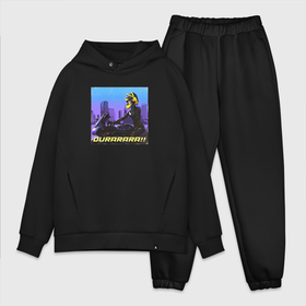 Мужской костюм хлопок OVERSIZE с принтом Селти на мотоцикле в городе Новоалтайск,  |  | anime | celty sturluson | аниме | анимэ | дюрарара | селти стурлусон