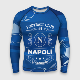 Мужской рашгард 3D с принтом Napoli FC 1 ,  |  | club | football | logo | napoli | глитч | клуб | лого | мяч | наполи | символ | спорт | футбол | футболист | футболисты | футбольный