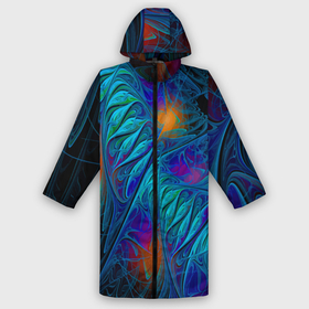 Дождевик унисекс 3D с принтом Neon pattern  Неоновый паттерн в городе Новоалтайск,  |  | abstraction | fashion | neon | pattern | vanguard | абстракция | авангард | мода | неон | узор