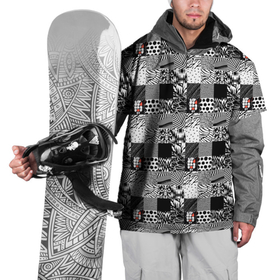 Накидка на куртку 3D с принтом Share Your Blurryface   паттерн , 100% полиэстер |  | abstraction | pattern | texture | twenty one pilots | абстракция | квадраты | современный | узор