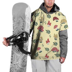 Накидка на куртку 3D с принтом Mushroom, грибы  грибочки , 100% полиэстер |  | грибники | грибы | индейцы | лес | поганки | природа | сновидения