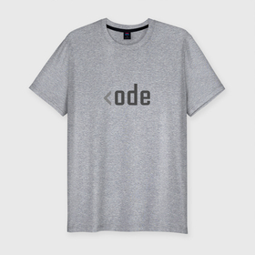 Мужская футболка хлопок Slim с принтом Write code в Санкт-Петербурге, 92% хлопок, 8% лайкра | приталенный силуэт, круглый вырез ворота, длина до линии бедра, короткий рукав | code | coding | programm | programming | код | программа | программирование