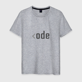 Мужская футболка хлопок с принтом Write code в Тюмени, 100% хлопок | прямой крой, круглый вырез горловины, длина до линии бедер, слегка спущенное плечо. | code | coding | programm | programming | код | программа | программирование