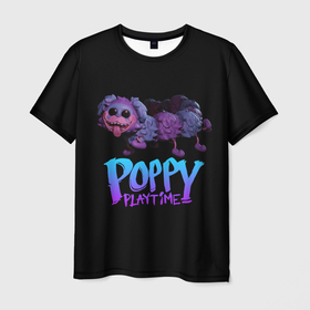 Мужская футболка 3D с принтом POPPY PLAYTIME | PJ Pug a Pillar в Курске, 100% полиэфир | прямой крой, круглый вырез горловины, длина до линии бедер | haggy waggy | pj pug a pillar | poppy playtime | монстр | плэйтайм | попи плей тайм | попи плэй тайм | попиплейтам | попиплэйтайм | поппи плейтайм | поппиплэйтайм | собака | хагги вагги | хаги ваги