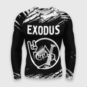 Мужской рашгард 3D с принтом Exodus  КОТ  Краски в Петрозаводске,  |  | band | exodus | metal | rock | группа | кот | краска | рок | эксодус