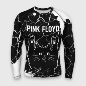Мужской рашгард 3D с принтом Pink Floyd  Rock Cat в Петрозаводске,  |  | Тематика изображения на принте: band | floyd | metal | paint | pink | pink floyd | rock | брызги | группа | кот | краска | пинк | рок | рок кот | флойд