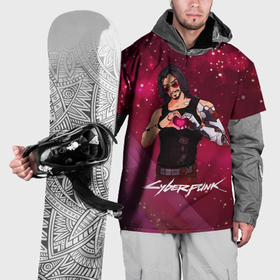 Накидка на куртку 3D с принтом Love Johnny в Санкт-Петербурге, 100% полиэстер |  | Тематика изображения на принте: 