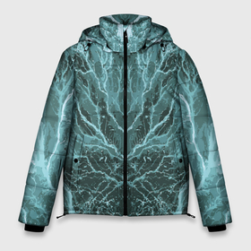 Мужская зимняя куртка 3D с принтом Абстрактная геометрическая графика ,цвет морской волны. в Белгороде, верх — 100% полиэстер; подкладка — 100% полиэстер; утеплитель — 100% полиэстер | длина ниже бедра, свободный силуэт Оверсайз. Есть воротник-стойка, отстегивающийся капюшон и ветрозащитная планка. 

Боковые карманы с листочкой на кнопках и внутренний карман на молнии. | Тематика изображения на принте: абстракт | абстрактная графика | абстрактный | абстрактный рисунок | абстрактый узор | абстракция | графический | топ | тренд | цвет морской волны | цветной узор