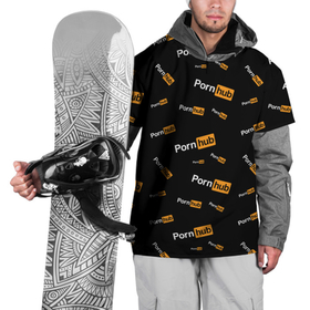 Накидка на куртку 3D с принтом PORN HUB НАДПИСИ ПАТТЕРН в Курске, 100% полиэстер |  | Тематика изображения на принте: логотип | пошлое
