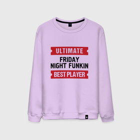 Мужской свитшот хлопок с принтом Friday Night Funkin Ultimate в Курске, 100% хлопок |  | friday | friday night funkin | funkin | logo | night | ultimate | игра | игры | лого | логотип | найт | символ | фанкин | фрайдей