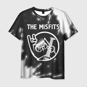 Мужская футболка 3D с принтом The Misfits | КОТ | Краска в Санкт-Петербурге, 100% полиэфир | прямой крой, круглый вырез горловины, длина до линии бедер | Тематика изображения на принте: band | metal | misfits | paint | rock | the | the misfits | брызги | группа | кот | краска | мисфитс | рок
