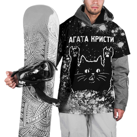 Накидка на куртку 3D с принтом Агата Кристи   Rock Cat   FS в Белгороде, 100% полиэстер |  | Тематика изображения на принте: band | metal | rock | агата | агата кристи | группа | кот | краска | краски | кристи | рок | рок кот
