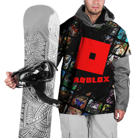 Накидка на куртку 3D с принтом ROBLOX СЮЖЕТЫ И ЛОГОТИП в Санкт-Петербурге, 100% полиэстер |  | roblox | игра | компьютерная игра | логотип | онлайн | онлайн игра | роблакс | роблокс