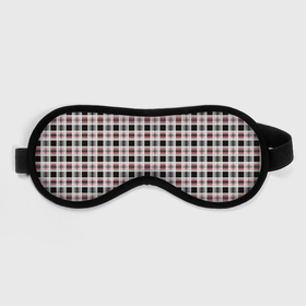Маска для сна 3D с принтом Клетчатый красно черный паттерн в Курске, внешний слой — 100% полиэфир, внутренний слой — 100% хлопок, между ними — поролон |  | checkered pattern | plaid | red and black | клетка | шотландка
