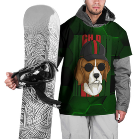 Накидка на куртку 3D с принтом Rich  dog в Кировске, 100% полиэстер |  | Тематика изображения на принте: dog | rich dog | богатство | богатый | богатый пес | пес | песик | собака | собачка