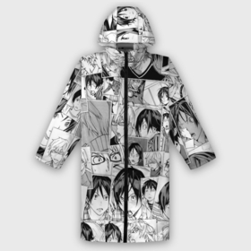 Дождевик унисекс 3D с принтом Бакуман паттерн в городе Новоалтайск,  |  | akito takagi | anime | bakuman | moritaka mashiro | акито такаги | аниме | анимэ | бакуман | моритака масиро
