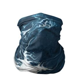 Бандана-труба 3D с принтом Texture of dark waves в Екатеринбурге, 100% полиэстер, ткань с особыми свойствами — Activecool | плотность 150‒180 г/м2; хорошо тянется, но сохраняет форму | wave | вода | водоём | волны | море | текстура | текстура волн