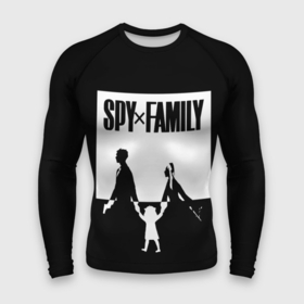 Мужской рашгард 3D с принтом Spy x Family: Семья шпиона (черно белая) в Санкт-Петербурге,  |  | spy  family | манга | семья | супайфамири | тацуей эндо | шпион